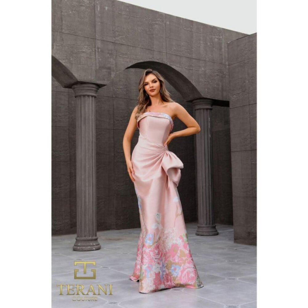 Clearance Sophisticated Prom Formal Lightweight Evening Dress by Terani 241E2494